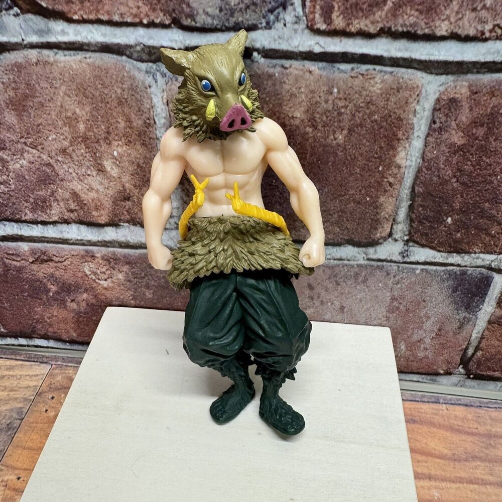 Anime Demon Slayer Inosuke Hashibira Figure 5.5" No Stand